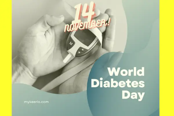 world diabetes day is written in the picture