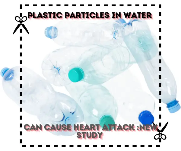 plastic particles in water